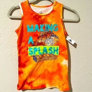 Disney Splash Mountain Kids Tye Die Tank top Keepsake!